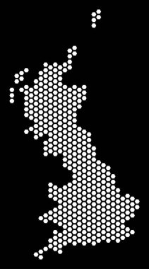 Altıgen İngiltere harita