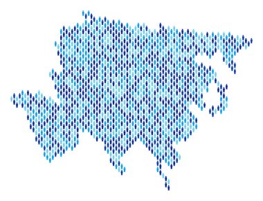 Asya harita nüfusun demografik