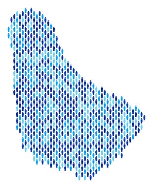 Barbados Haritası nüfusun demografik
