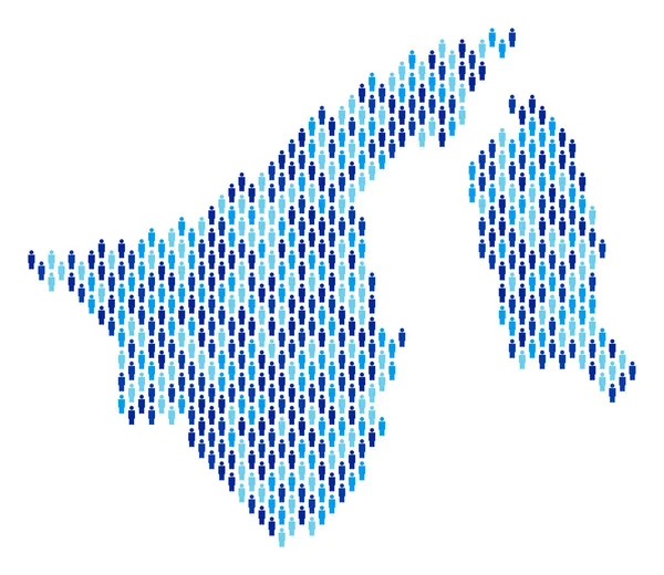 文莱地图人口统计数据 — 图库矢量图片