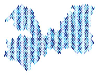 Leningrad Oblast harita nüfusun demografik