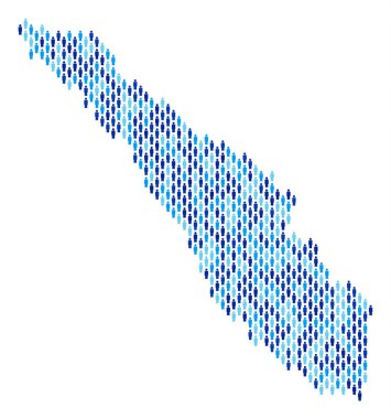 Sumatra Adası harita nüfusun demografik
