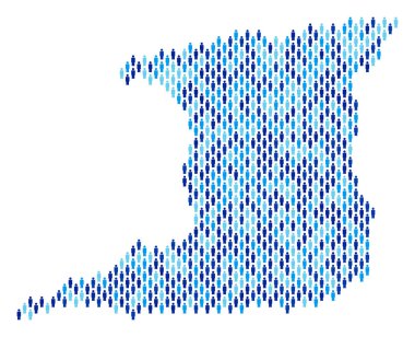 Trinidad ada harita nüfus kişi