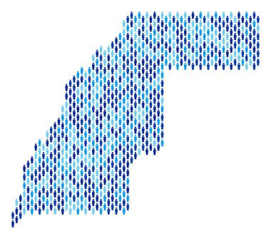 Batı Sahra harita nüfus kişi