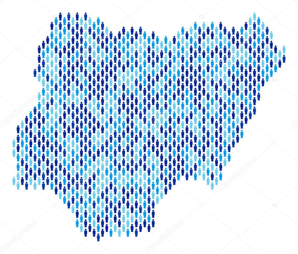 Nigeria Map Population People