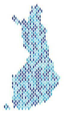 Finlandiya Haritası nüfus kişi