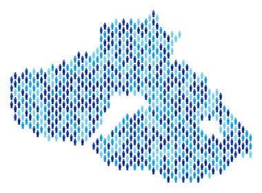 Yunan midilli (ada) harita nüfus kişi