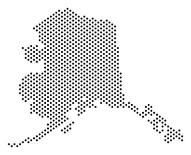 Piksel Alaska harita