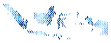 Endonezya Haritası nüfus kişi