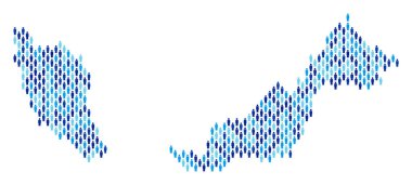 Malezya harita nüfusun demografik