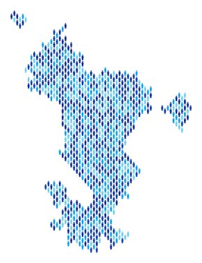 Mayotte Adası harita nüfusun demografik