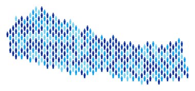 Nepal Haritası nüfus kişi