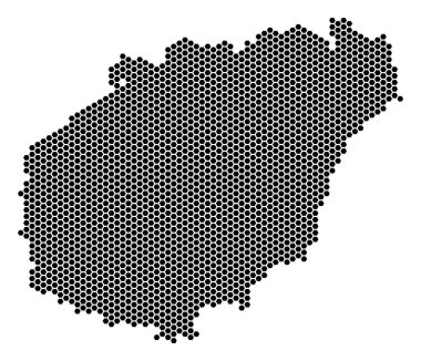 Petek Hainan Adası Haritası