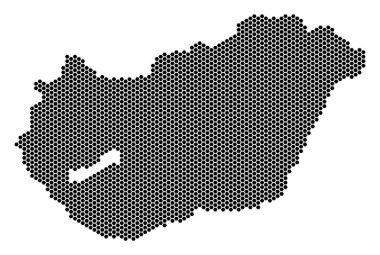 Hex-kiremit Macaristan haritası