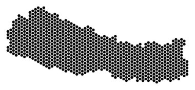 Petek Nepal Haritası