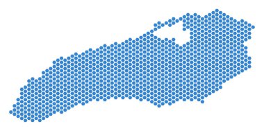 Hex-kiremit Ontario Gölü harita