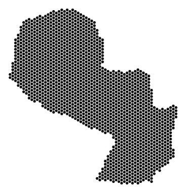 Petek Paraguay Haritası