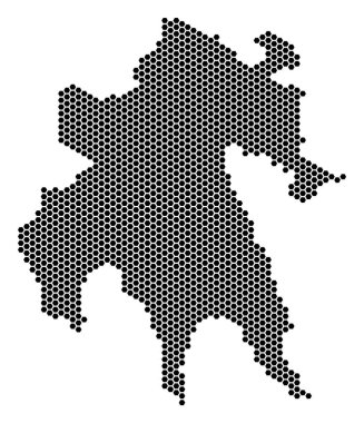 Petek Mora Yarımadası Haritası