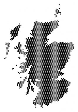Petek İskoçya Haritası