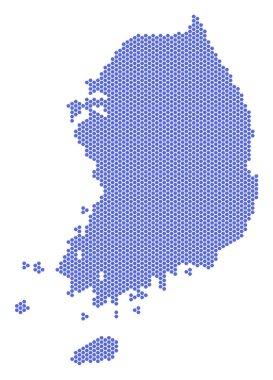 Petek Güney Kore Haritası