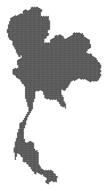 Petek Tayland Haritası