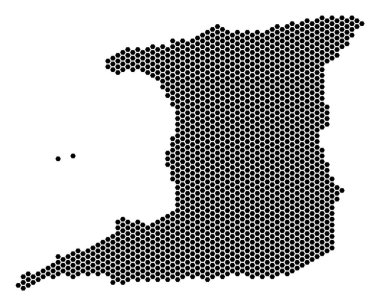 Hex-kiremit Trinidad ada Haritası