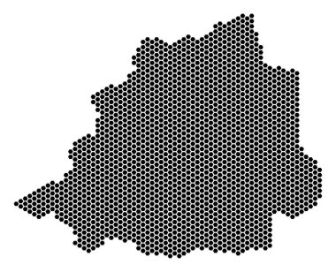 Altıgen Vatikan Haritası