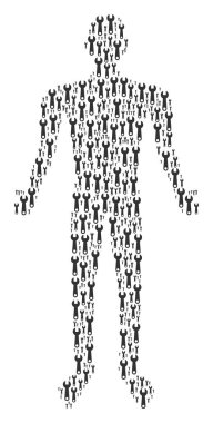 İngiliz anahtarı adam şekil