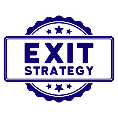 Çıkış stratejisi mühür şablonu