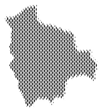 Bolivya Haritası nüfusun demografik