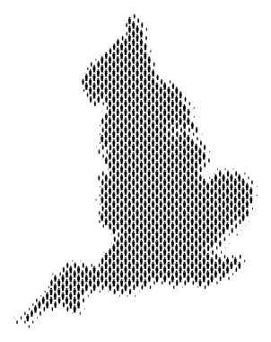 İngiltere harita nüfus kişi