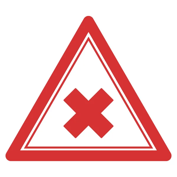 Plantilla de sello de triángulo de rechazo — Vector de stock