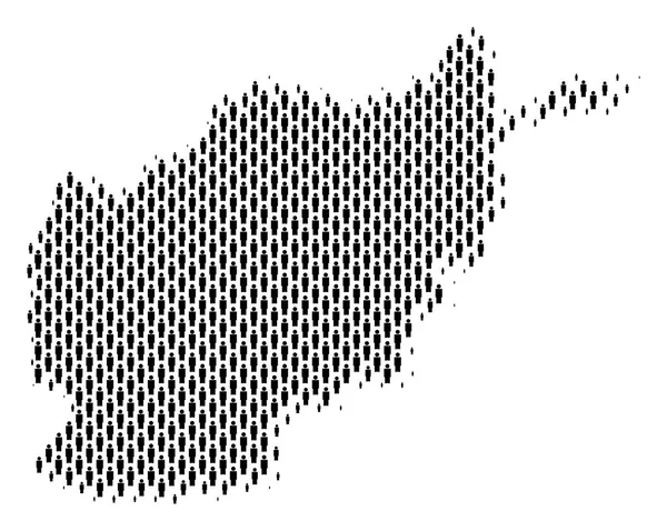 Afganistan harita nüfusun demografik