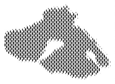 Yunan midilli (ada) harita nüfus kişi