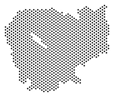 Nokta Kamboçya Haritası