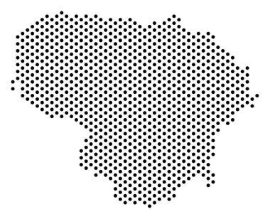 Nokta Litvanya Haritası