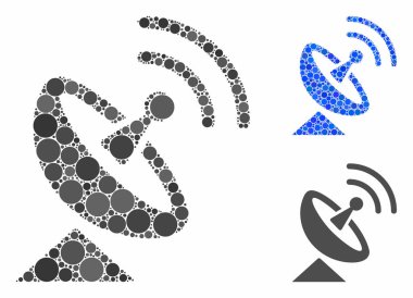 Radyo teleskobu Yuvarlak Noktaların Kompozisyon Simgesi