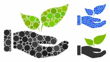 Küresel Ögelerin Eko başlangıçlı kompozisyon simgesi