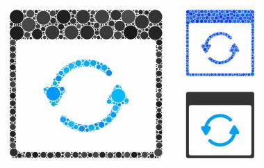 Takvim sayfasının Çemberlerin Bileşimi Simgesini Güncelle