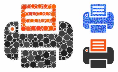 Çember Noktalarının Mozaik Simgesini Yazdır