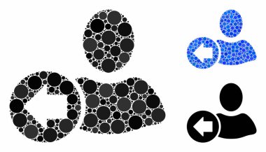 Çember Noktalarının Önceki Kullanıcı Bileşimi Simgesi