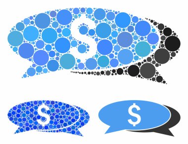 Finansal sohbet Çemberlerin Mozaik Simgesi