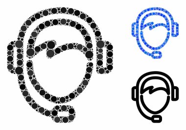 Operatör Mozaik Çemberler Simgesi