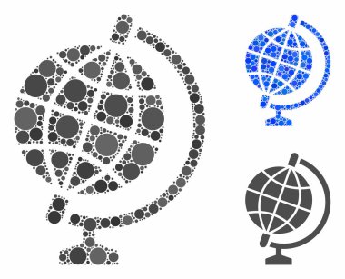 Yuvarlak Noktaların Dünya Kompozisyon Simgesi