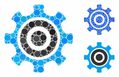 Küre Ögelerinin Çarklı Bileşimi Simgesi