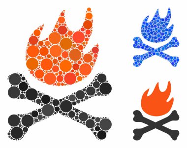 Çember Noktalarının Mozaik Simgesi