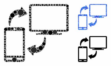 Telefon masaüstü eşzamanlama Çemberlerin Kompozisyon Simgesi