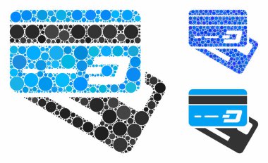 Dash bankacılık kartları Çemberlerin Kompozisyon Simgesi