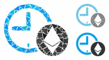 Ethereum kredi saati Ani Parçaların Mozaik Simgesi