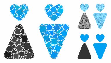 Ani Ögelerin Aşıklar Mozaik Simgesi